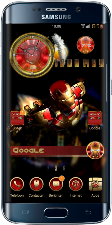 Vector Black And White Library In Memory Of Tonystark - Innovative Designs Iron Man Binder Pockets Folders (800x800), Png Download
