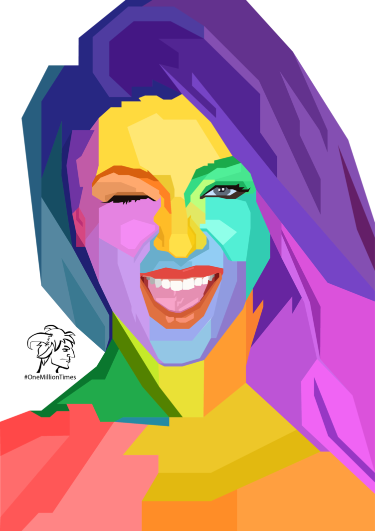 Blanca Brooke Pop Art Portrait By Dewickeyr On Deviantart - Pop Art Portraits Transparent (752x1063), Png Download