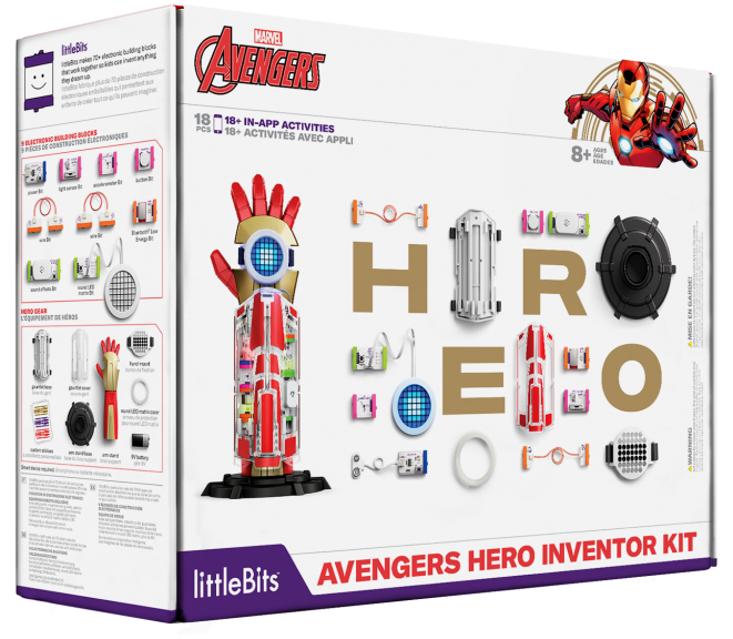 Makers Of The Ultra-cool Droid Inventor Kit, Littlebits, - Littlebits Avengers Hero Inventor Kit (1024x640), Png Download