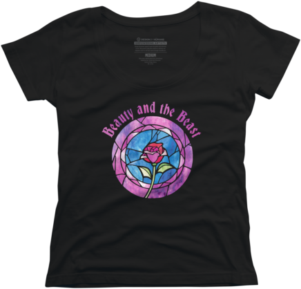 Enchanted Glass Rose - T-shirt (480x480), Png Download