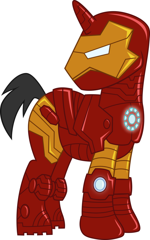 Icantunloveyou, Iron Man, Marvel, Ponified, Pony, Safe, - My Little Pony Iron Man (642x1024), Png Download