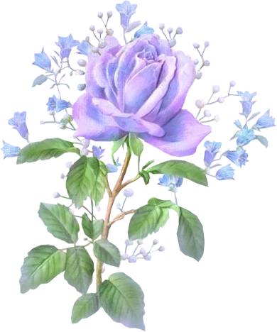 Purple Roses, Psp, Tube, Flowers - Beau Papier À Lettre (390x468), Png Download