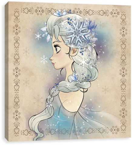 Fashionista Frozen - Elsa - Frozen Iphone 7 Case - Elsa Side Portrait | Skinit (500x500), Png Download