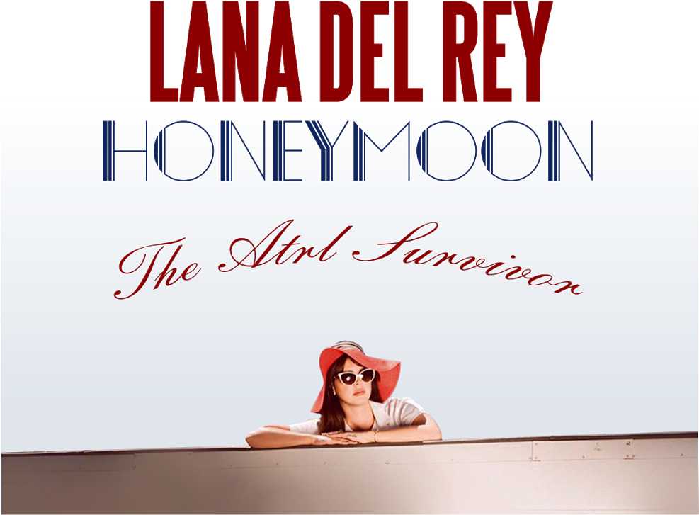 Round Ten - Lana Del Rey Honeymoon Cd (1024x768), Png Download