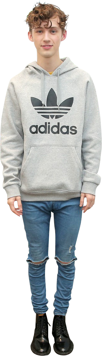 M Adidas Trefoil Crew Sweatshirt Vapor Pink (497x750), Png Download