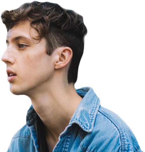 Troye Sivan Transparent - Troye Sivan Side Profile (540x568), Png Download