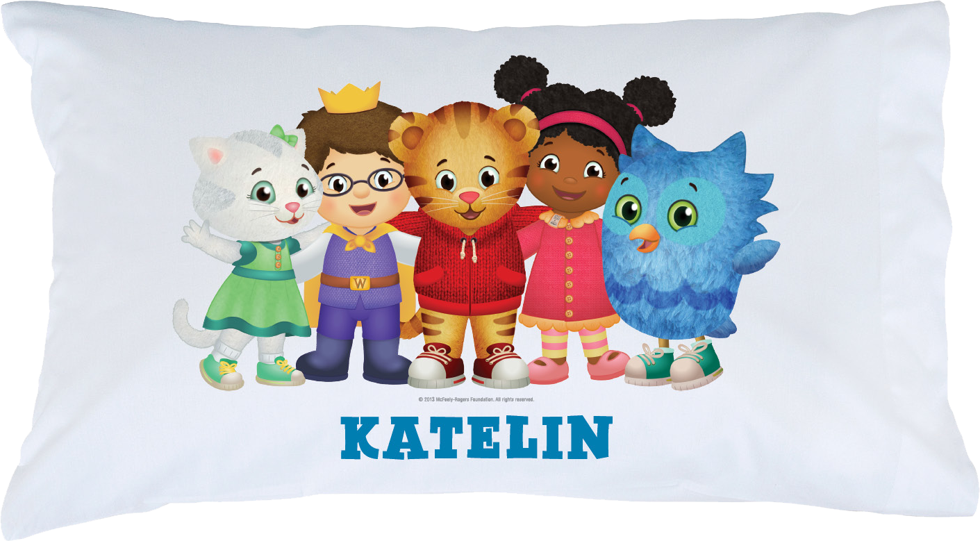 Daniel Tiger's Neighborhood Pillowcase (1411x779), Png Download