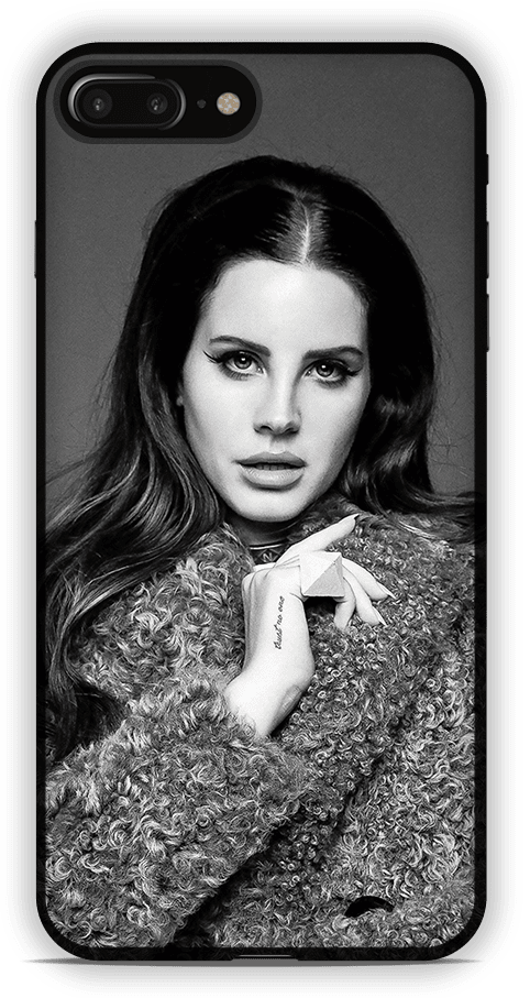 Case Lana Del Rey - Capinha Para Iphone 5 Lana Del Rey (482x907), Png Download