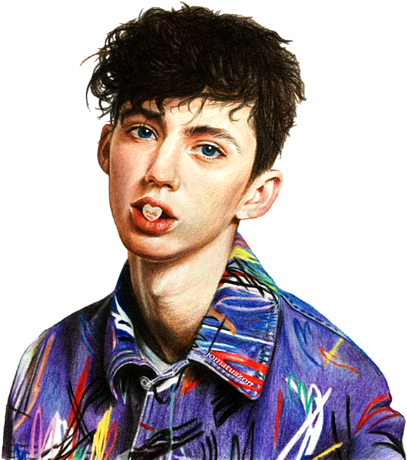 Bleed Area May Not Be Visible - Troye Sivan (600x677), Png Download