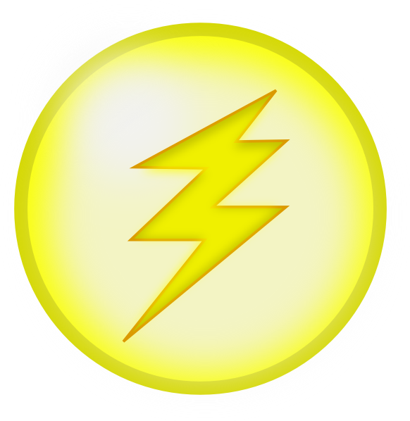 How To Set Use Lightning Icon Clipart (582x598), Png Download