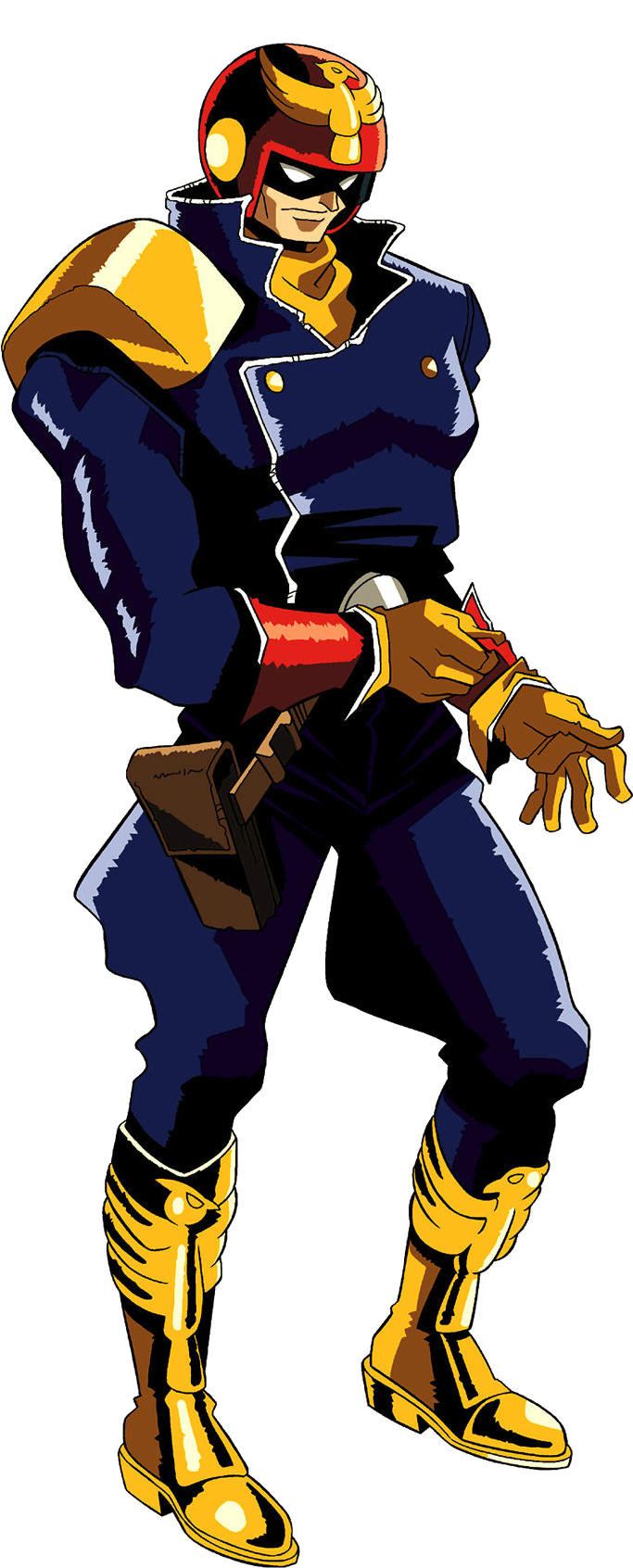 Captain Falcon - F Zero Anime Captain Falcon (800x1742), Png Download