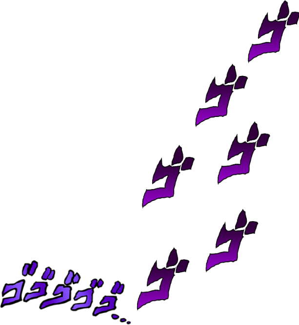 Copy Discord Cmd - Go Go Go Jojo (612x674), Png Download