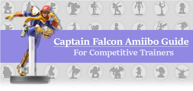 Amiibo Training Guide - Amiibo Super Smash Bros. Captain Falcon Wii U (672x372), Png Download