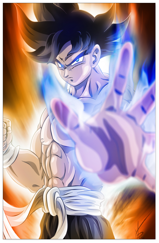 Download Ultra Instinct Goku Poster - Dragon Ball Heroes Fondos De Pantalla  PNG Image with No Background - PNGkey.com