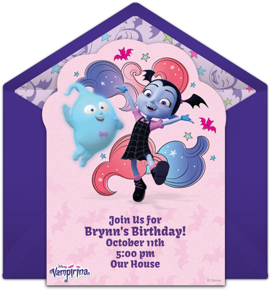 Vampirina Online Invitation - Cookie (650x650), Png Download