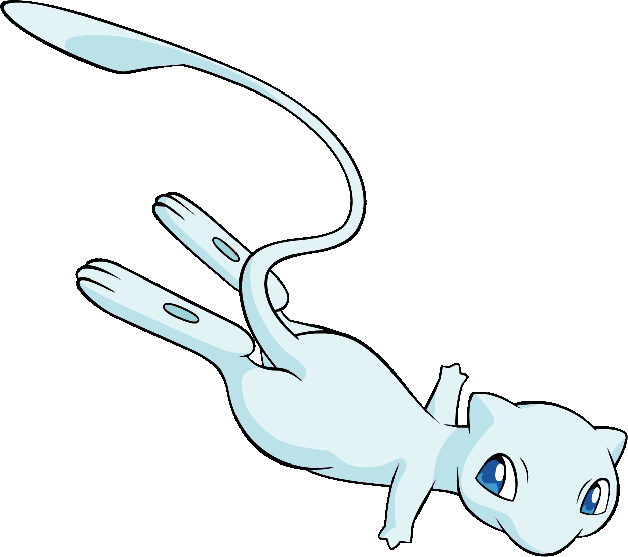 Shiny Mew Ag3 - Shiny Mew Png Hd (1248x1108), Png Download
