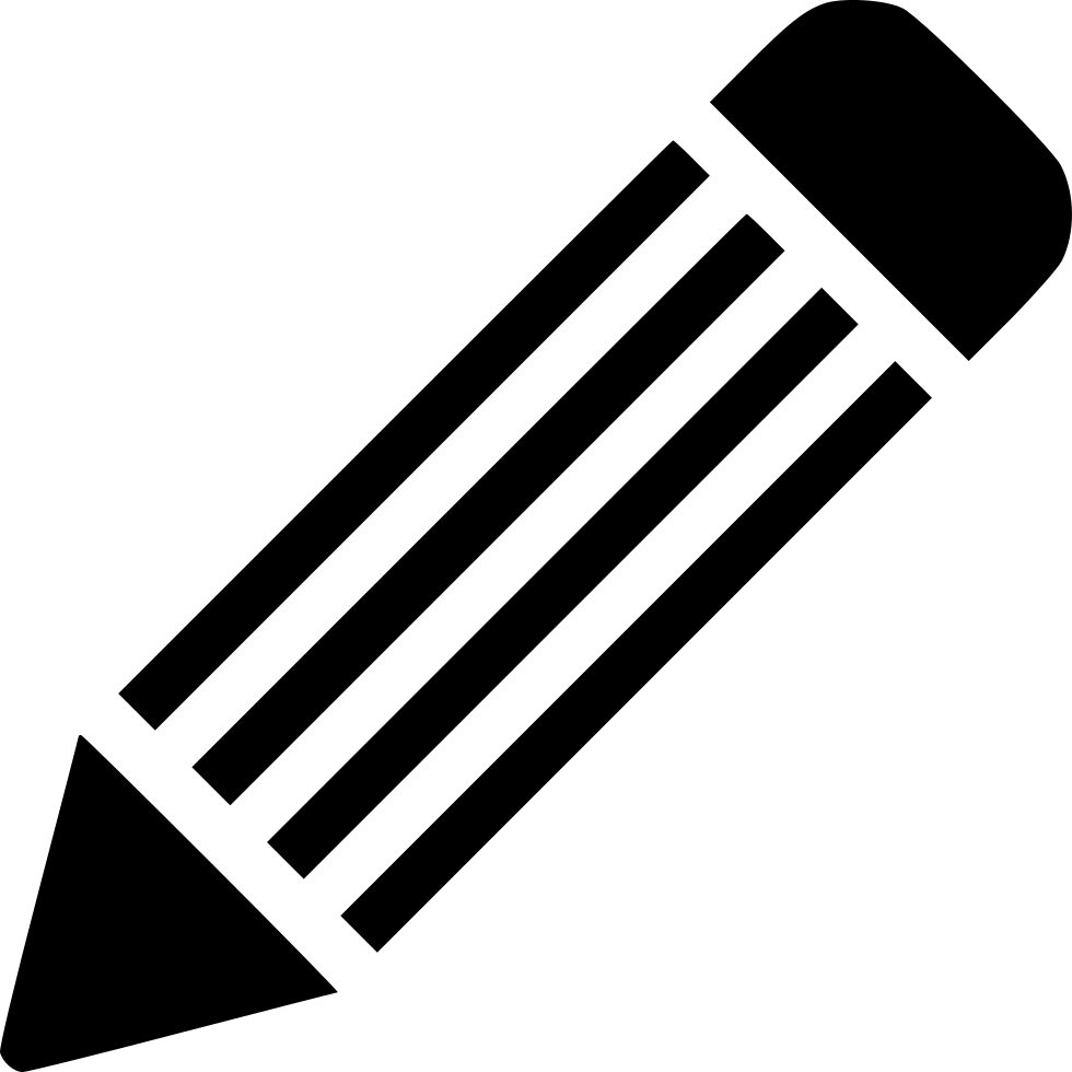 Download Pencil Editor Draw Edit Pen Graphic Svg Png Icon Free - Icon  Pencil Png PNG Image with No Background - PNGkey.com