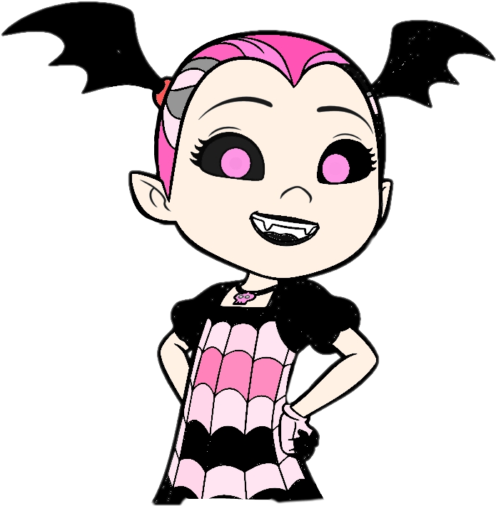 Myedit Vampire Vampirina Show Disney Demon - Vampirina Clipart (695x710), Png Download