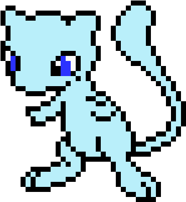 Shiny Mew - Hard Pokemon Pixel Art, png download, free png, transparent, pn...