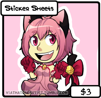 Tokyo Mew Mew Stickers - Cartoon (400x385), Png Download