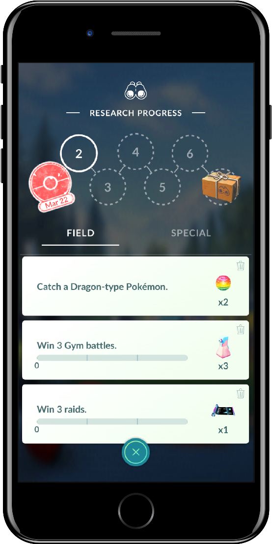Pokemon Go Research02 - Pokemon Go Research Task (621x1104), Png Download