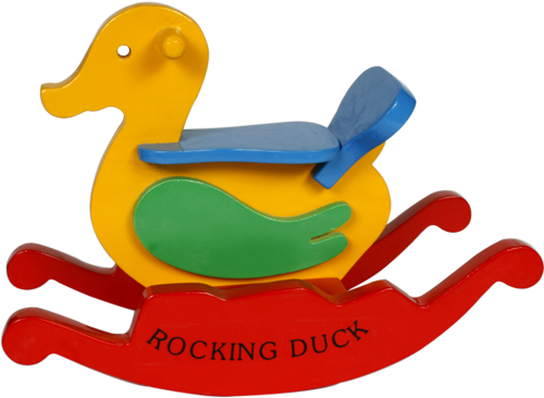 Wooden Toy Ab 25 - Duck (500x366), Png Download