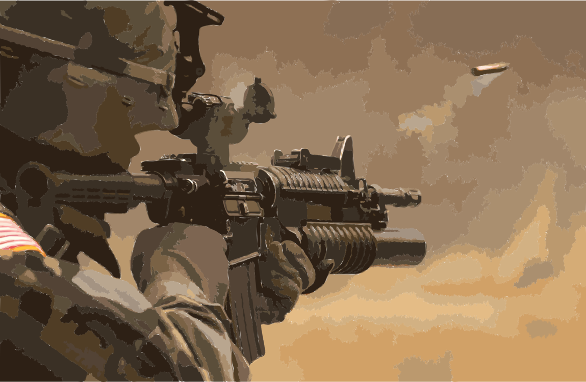 M4 Carbine Firearm Weapon Rifle - M4 Carbine (1149x750), Png Download