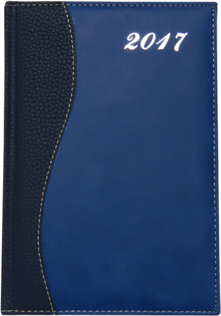 Blue A4 / A5 Executive Diary - 2017 Diary Png (700x700), Png Download