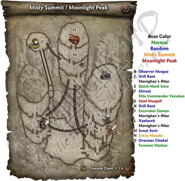 Vindictus Misty Summit Map (640x625), Png Download