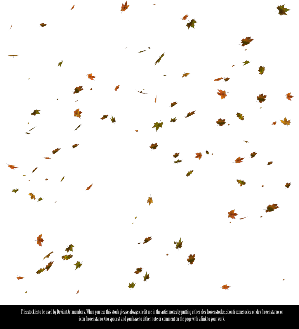 Falling Autumn Leaves By Frozenstocks - Autumn Leaves Fall Png (1024x1126), Png Download