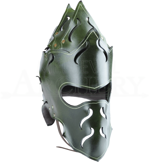 Woodland Leather Helmet - Helmet (550x550), Png Download