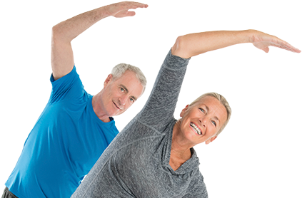 Senior Stretch (437x282), Png Download