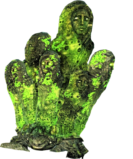 Poison Statue Cluster - Common Fruits Dark Souls 2 (434x518), Png Download