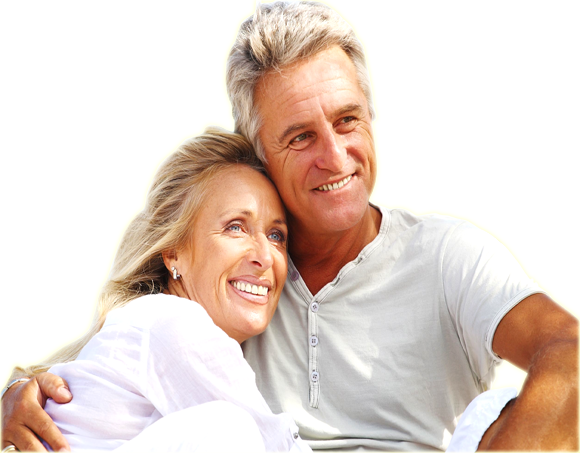 Senior Couple Png - Alopecia: The Complete Guide On Treatments And Remedies: (580x453), Png Download