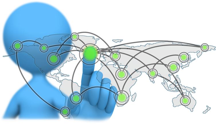 Global Touch Connection 800 Clr - National Regional Local (800x450), Png Download