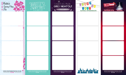 Photo Booth Strip Png - Booth Picture Strip Template (500x297), Png Download