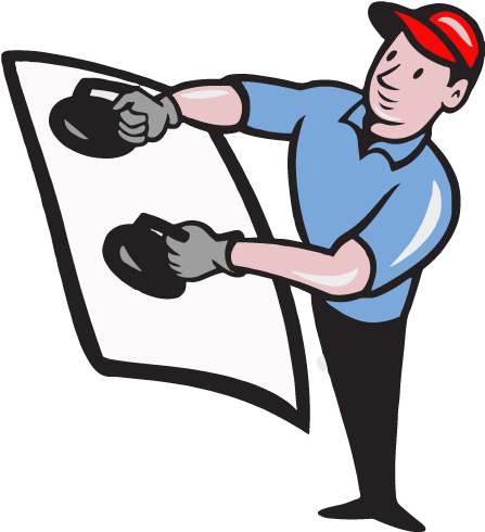 San Diego Window Repair & Replacement - Glass Installer Clipart (469x518), Png Download