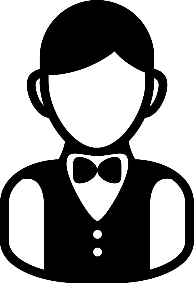 - Food - Waiter Comments - Waiter Icon Png (674x980), Png Download