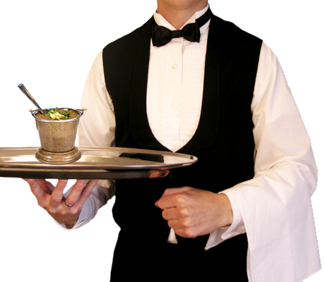 Waiter Png - Food & Beverage Service [book] (460x400), Png Download
