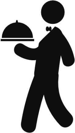 Free Png Waiter Png Images Transparent - People In Restaurant Icon Png (480x480), Png Download