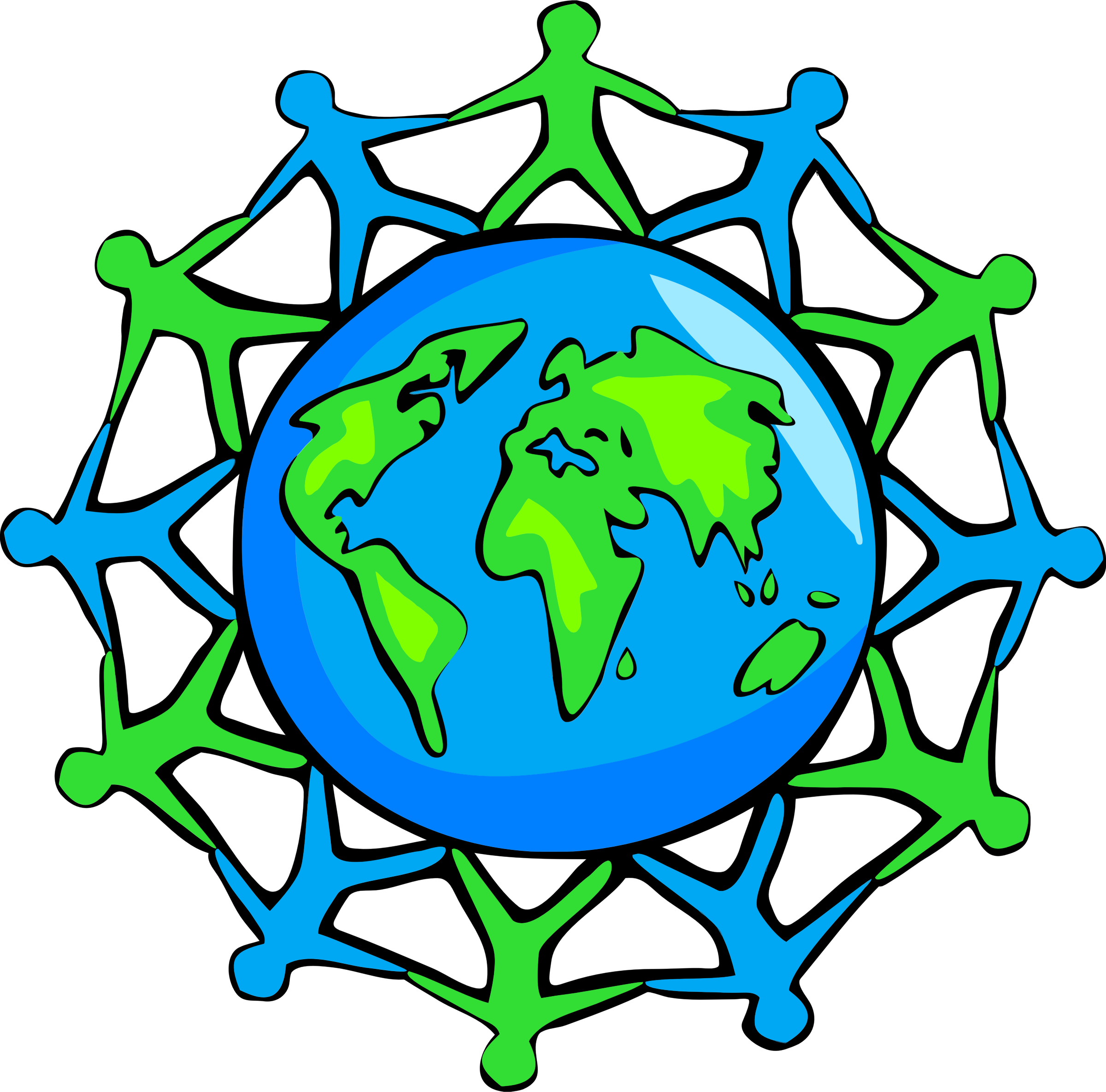 This Free Icons Png Design Of Global Unity And Cooperation (2400x2368), Png Download