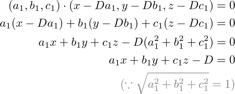 The Equation Of The Plane Can Be Rewritten With The - Normal Vector Of A Plane Equation (825x331), Png Download