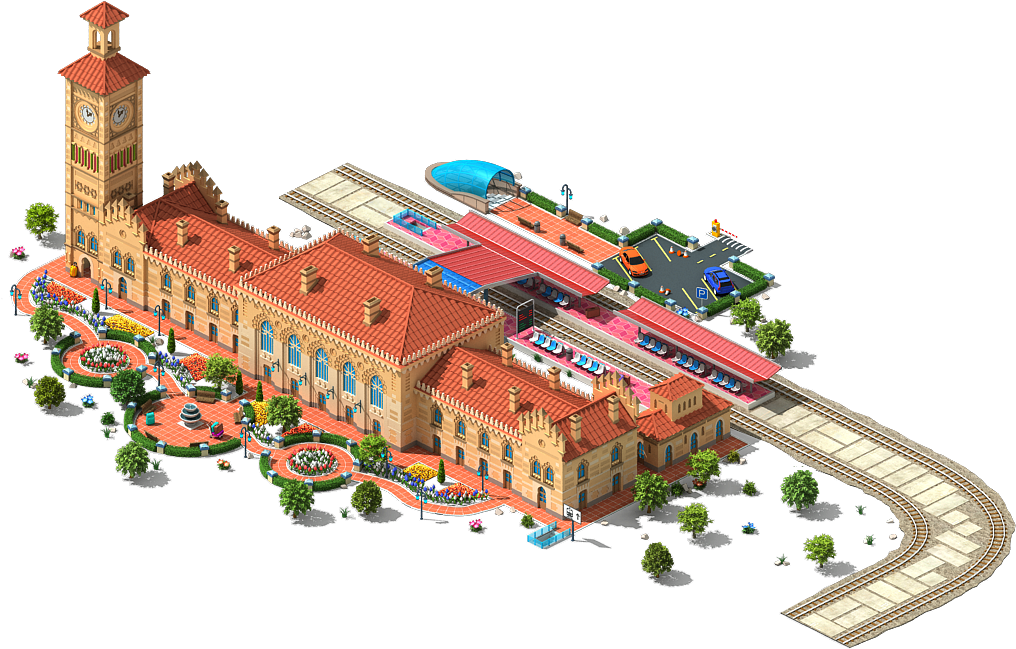 Megapolis Unity Station L4 - Megapolis Unity Station (1023x708), Png Download