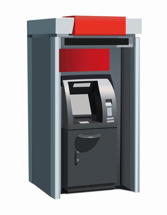 Atm Machine Png Photo - Atm Vector (650x838), Png Download