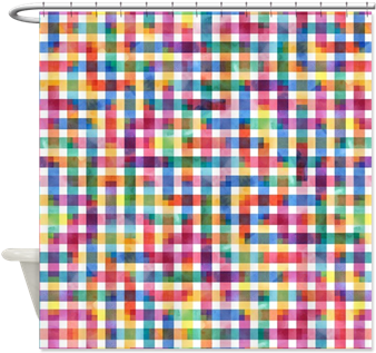 Blue, Pink, Purple, Yellow Watercolor Criss Cross Patterned - Blue, Pink, Purple, Yellow Watercolor Criss Cross (350x350), Png Download