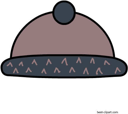 Winter Cap, Clip Art Image (450x450), Png Download