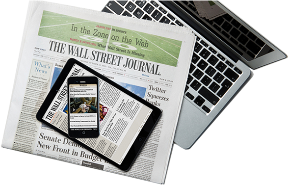All Wsj Corporate Subscriptions Are Available On The - Journal Subscription (730x431), Png Download