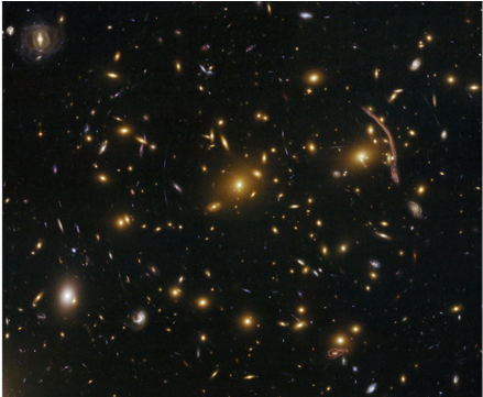 Galaxy Cluster Abell - Abell 370 (640x360), Png Download