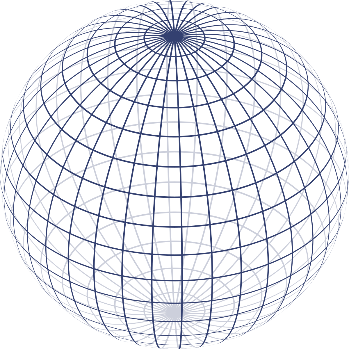 Globe Wireframe (1200x1200), Png Download
