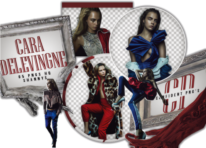 Png Pack 625 // Cara Delevingne - Snow (673x510), Png Download